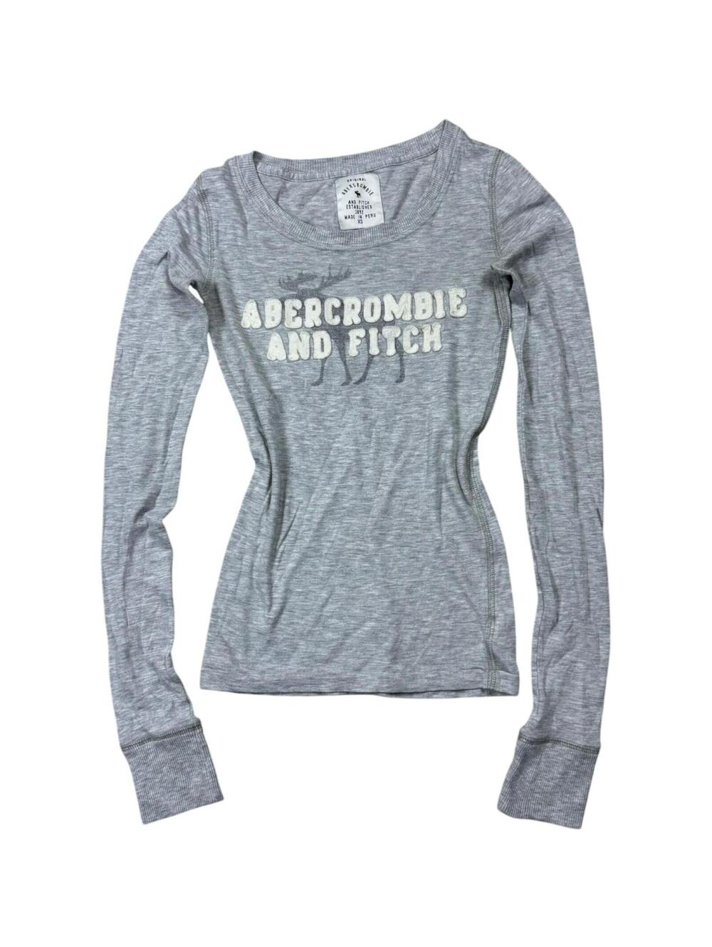 Abercrombie & Fitch Y2K Fitted Long Sleeve Top